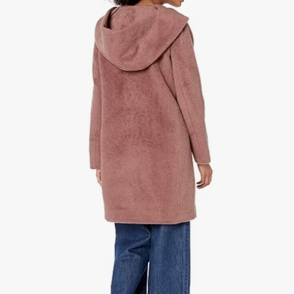 Cole Haan Wool/Alpaca Blend hooded coat. - Picture 3 of 15